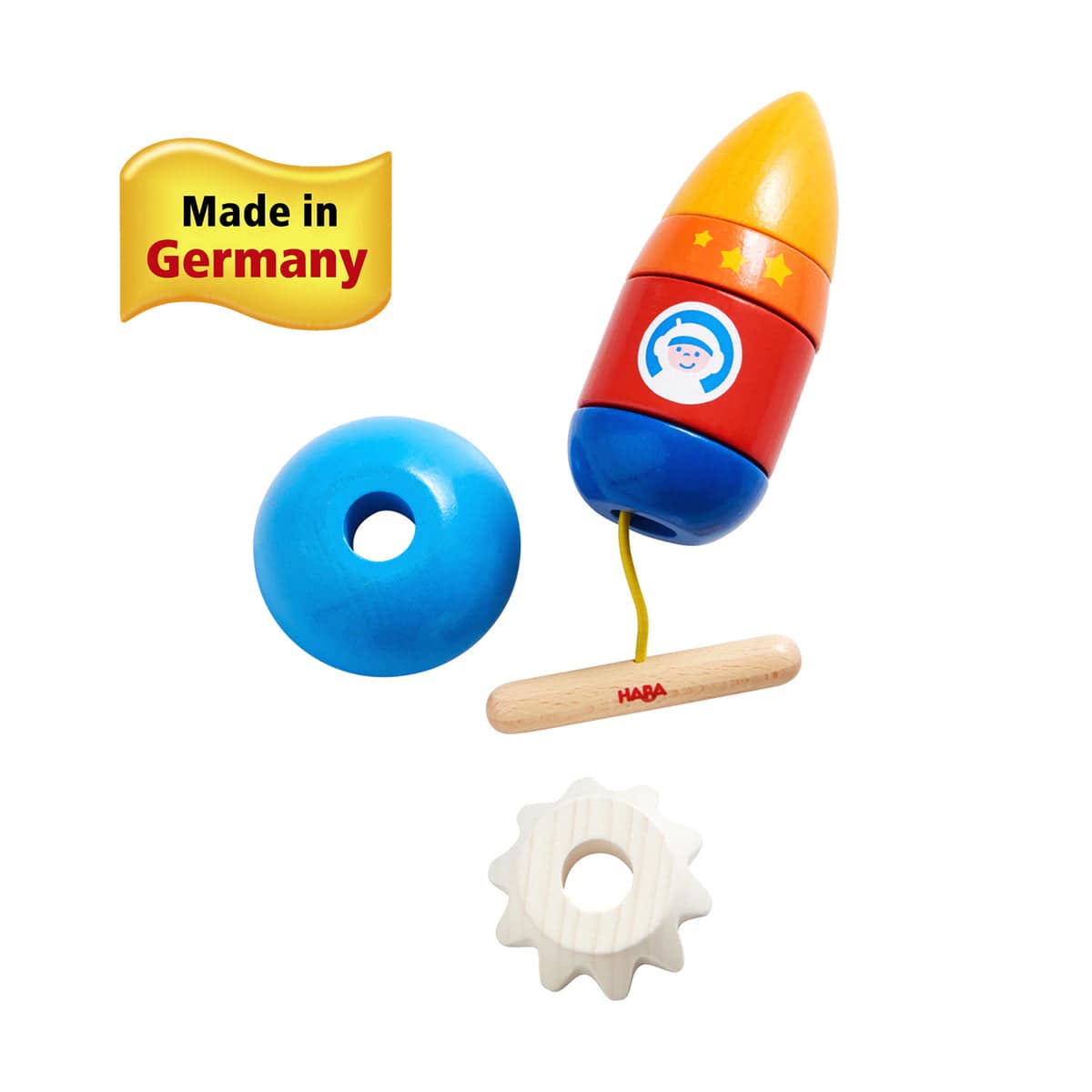 Rocket 6 Piece Threading Toy
